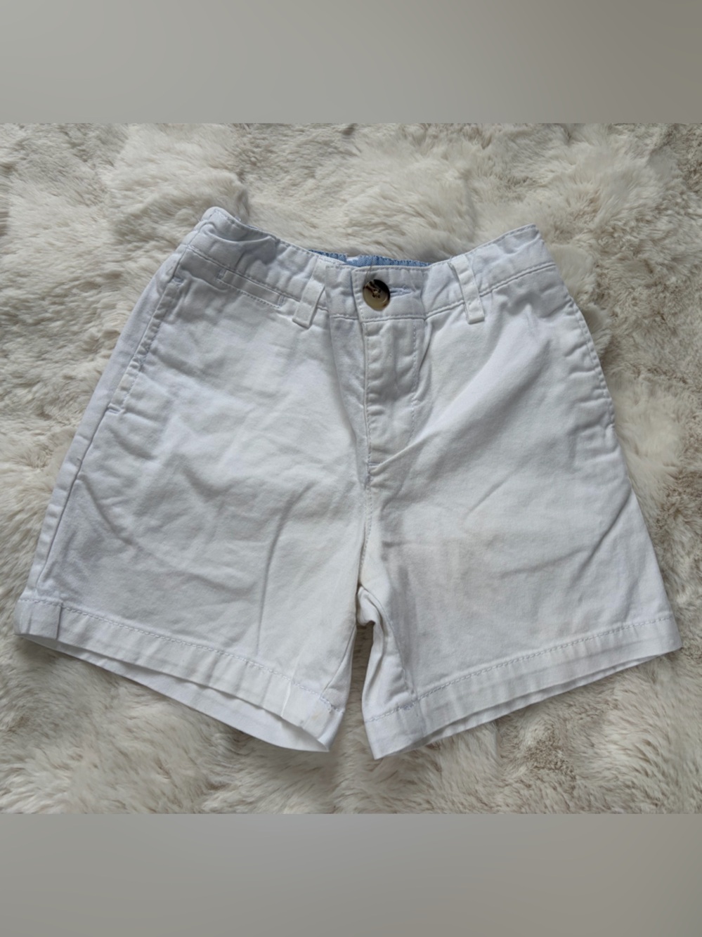 Ralph Lauren White Kids Shorts